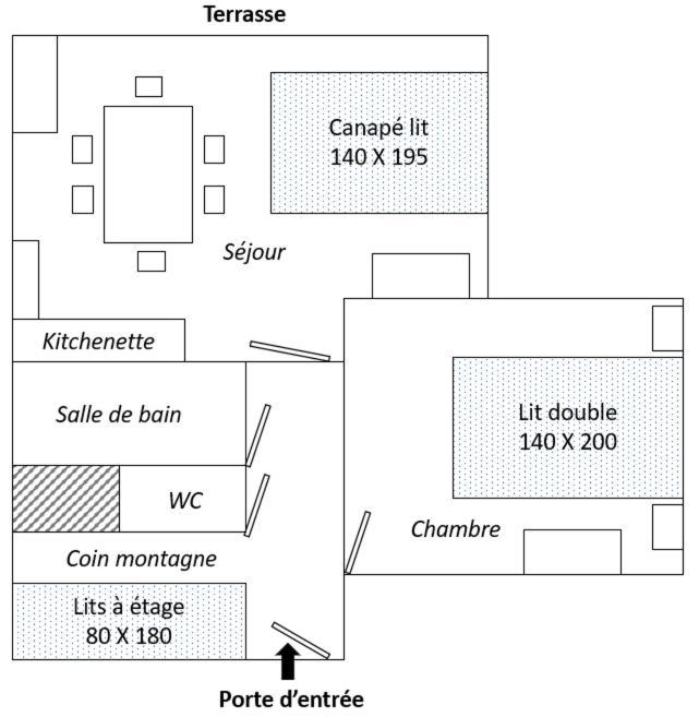 Appartement Renove T2, Vue Montagne Samoëns Extérieur photo