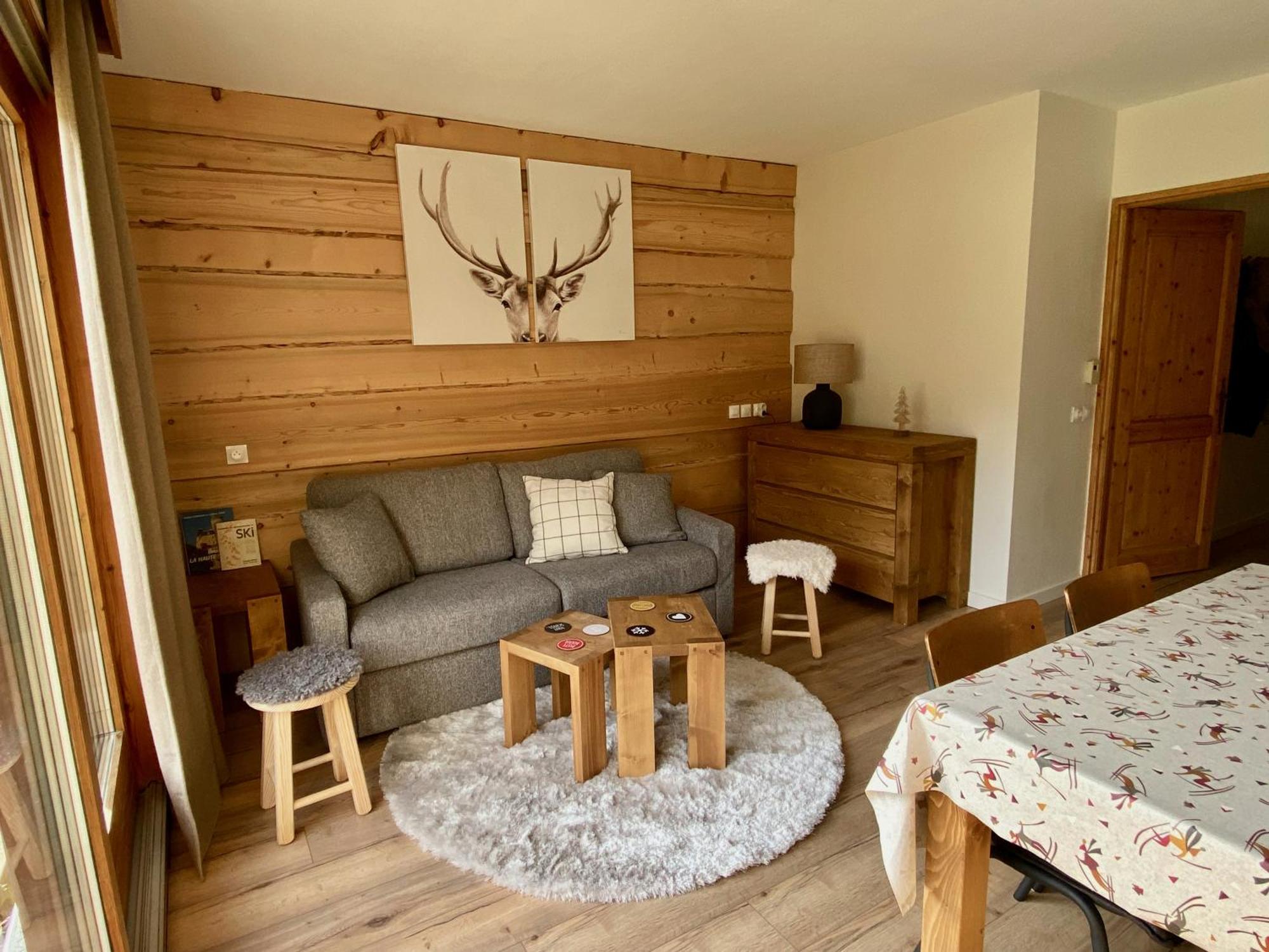 Appartement Renove T2, Vue Montagne Samoëns Extérieur photo